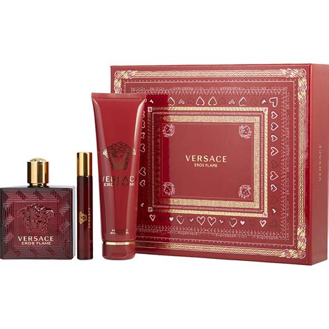 versace eros flame body wash